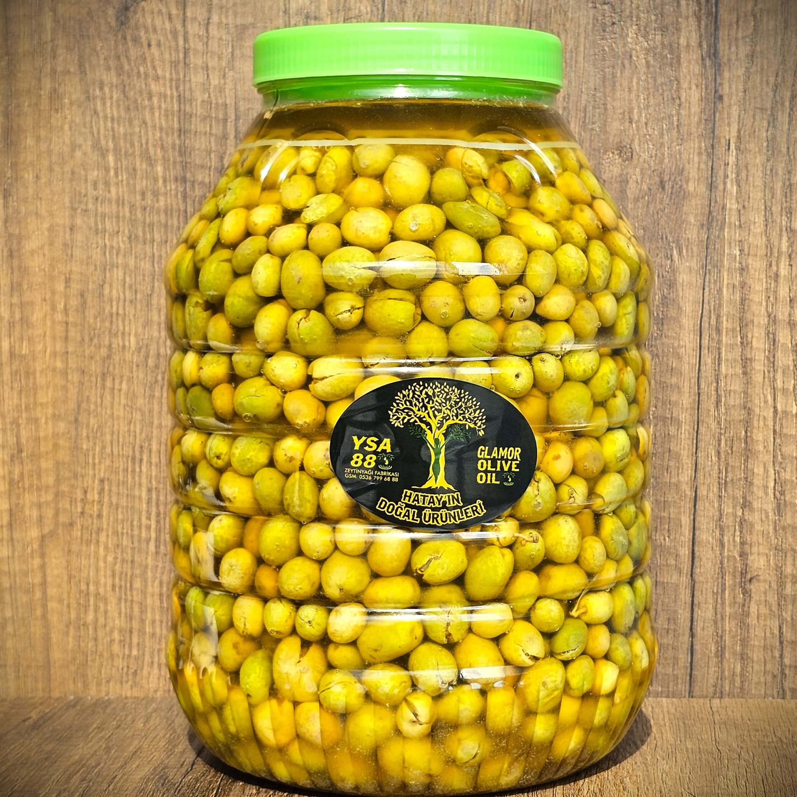 GLAMOR HALHALI KIRMA YEŞİL ZEYTİN 5 KG - Görsel 2