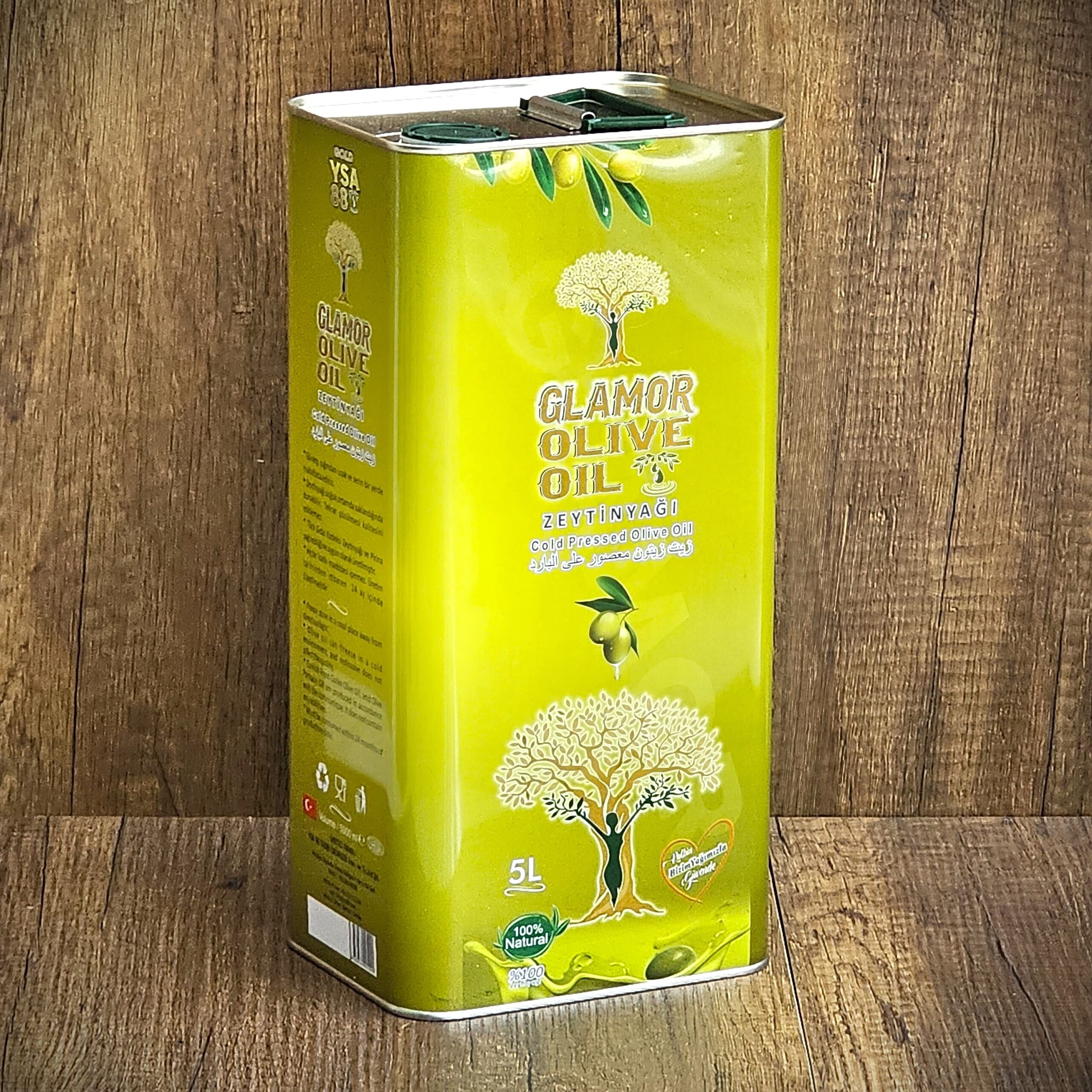 GLAMOR ZEYTİNYAĞI TENEKE 5 LT.