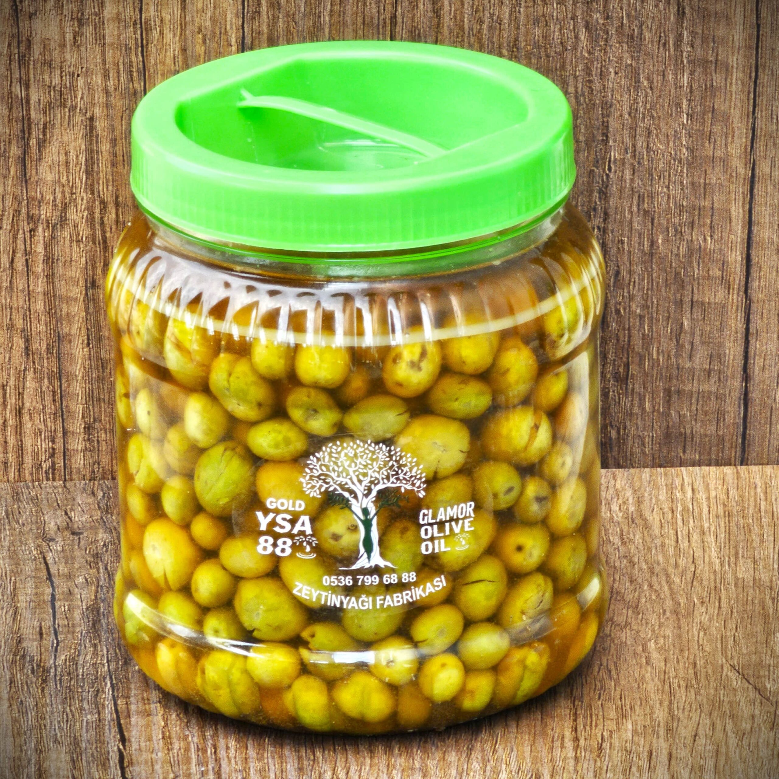 GLAMOR HALHALI KIRMA YEŞİL ZEYTİN 1 KG - Görsel 2