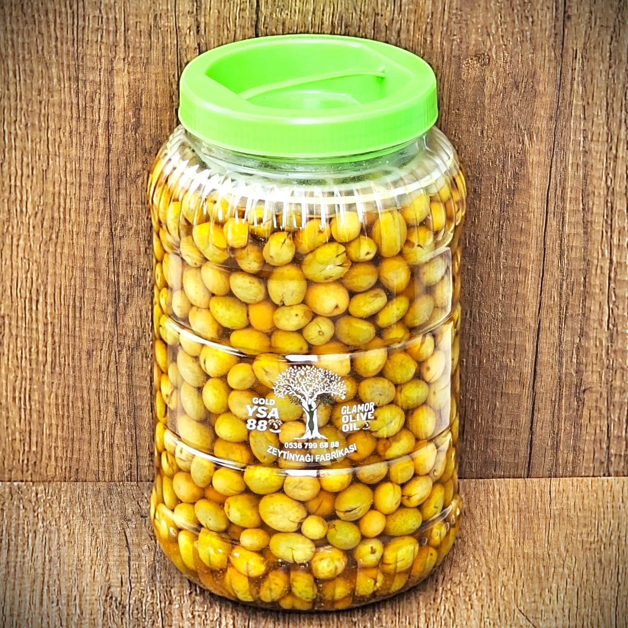GLAMOR HALHALI KIRMA YEŞİL ZEYTİN 2 KG - Görsel 2