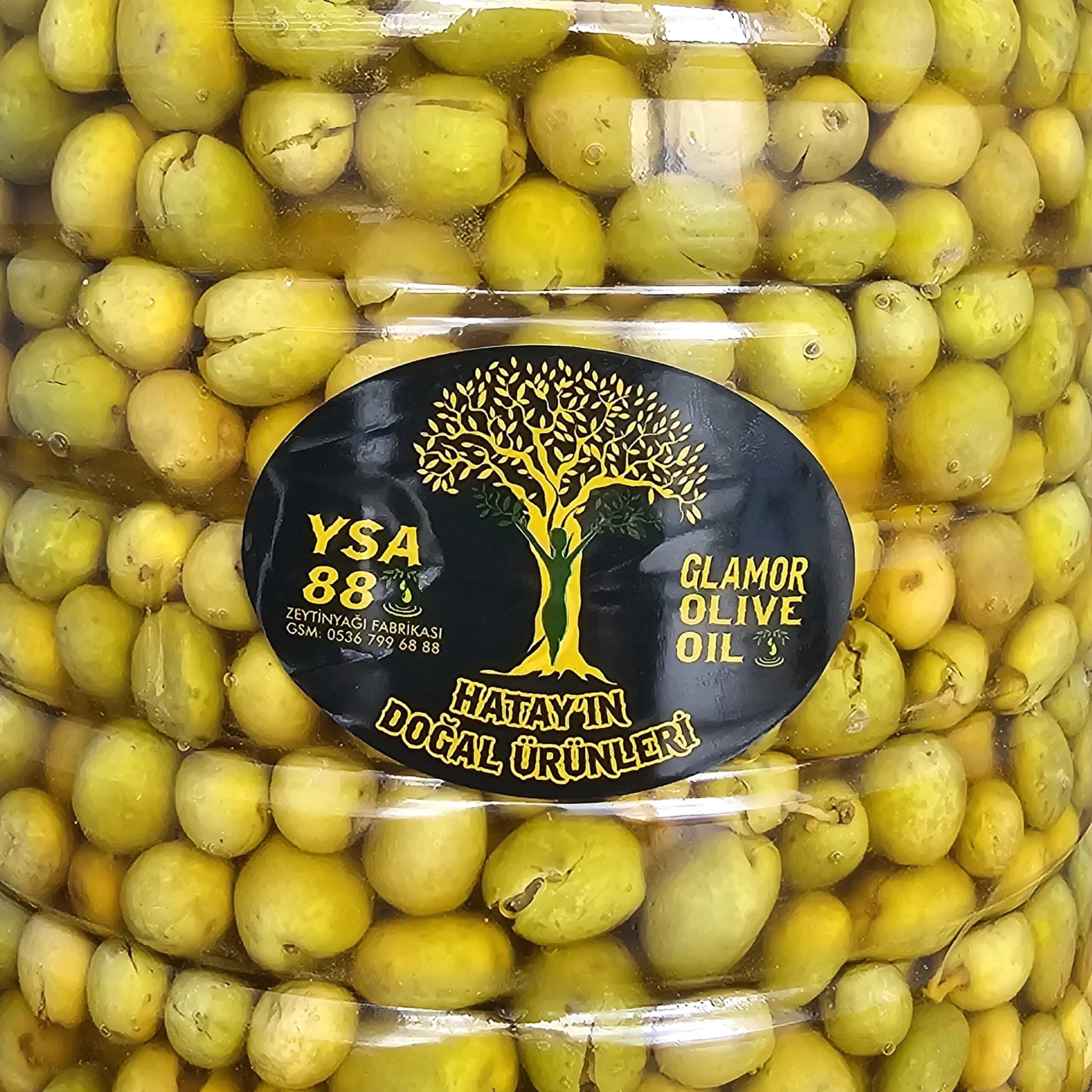 GLAMOR HALHALI KIRMA YEŞİL ZEYTİN 5 KG - Görsel 4