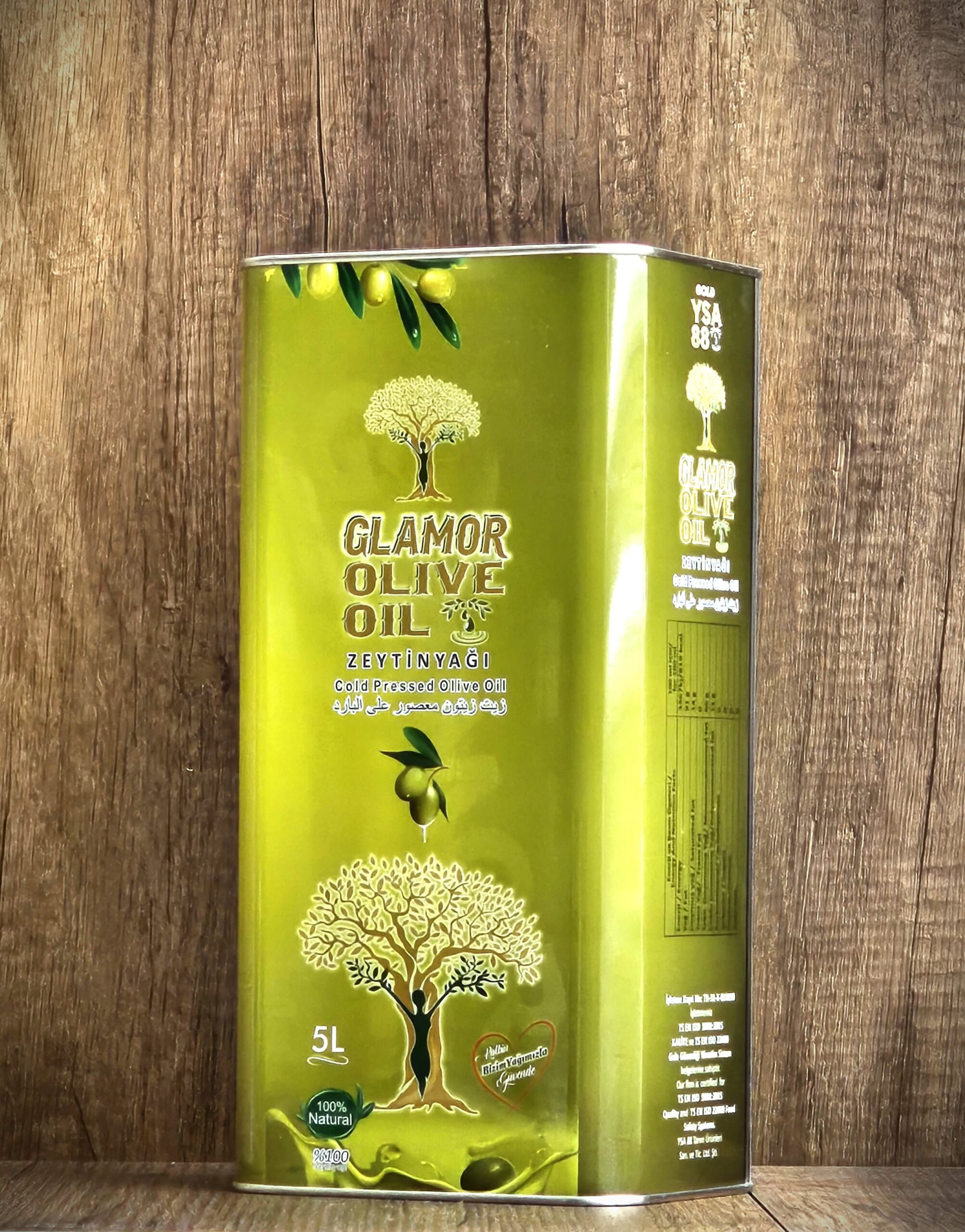 GLAMOR ZEYTİNYAĞI TENEKE 5 LT. - Görsel 3